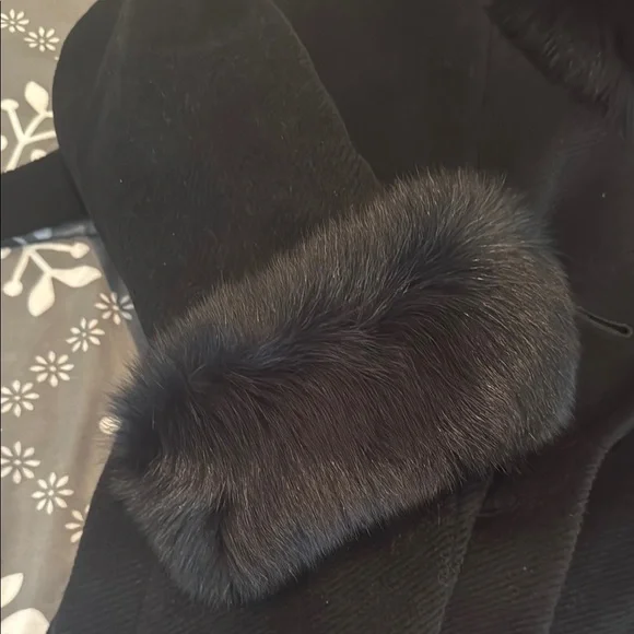 Jones New York Black Pea Coat Sleek Design - Picture 2 of 4